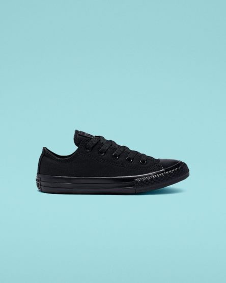 Zapatillas Bajas Converse Chuck Taylor All Star Classic Niño Negras | PE W7ELP8